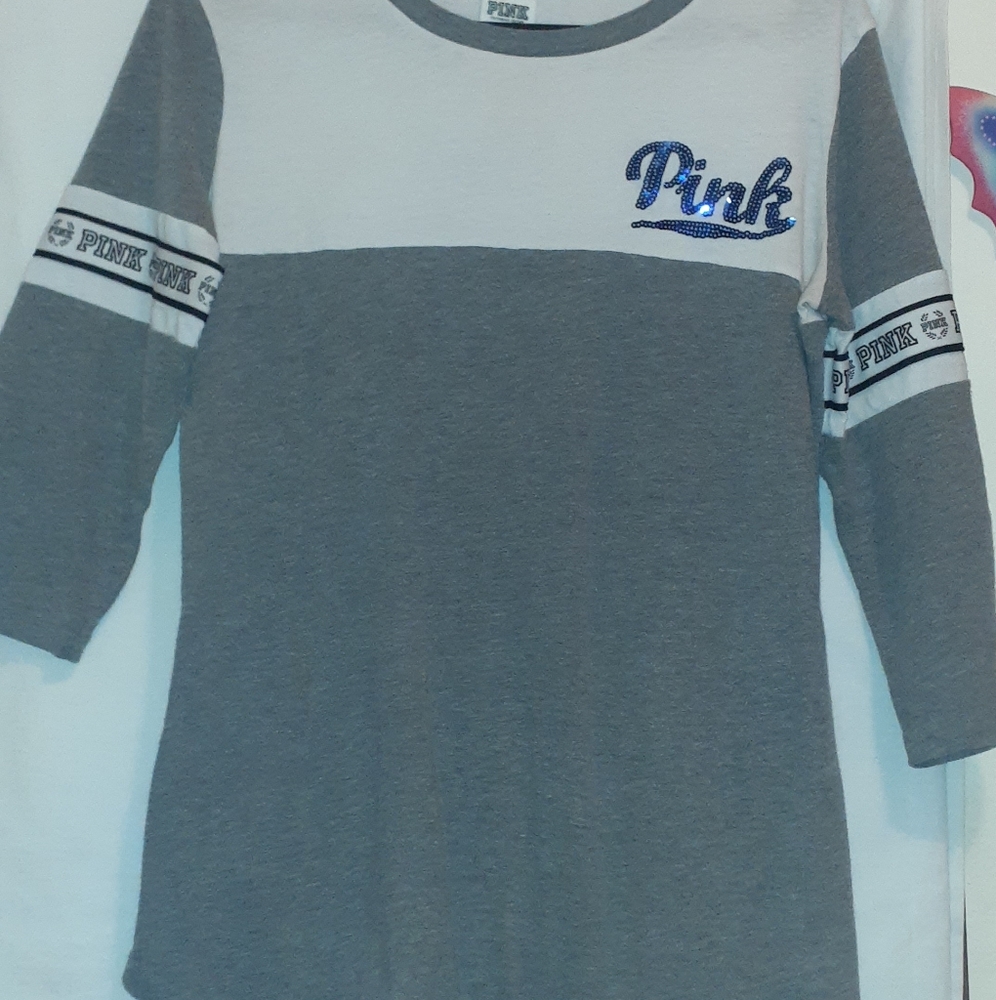 Pink quarter sleeved shirt